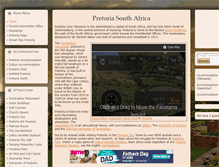 Tablet Screenshot of gopretoria.co.za